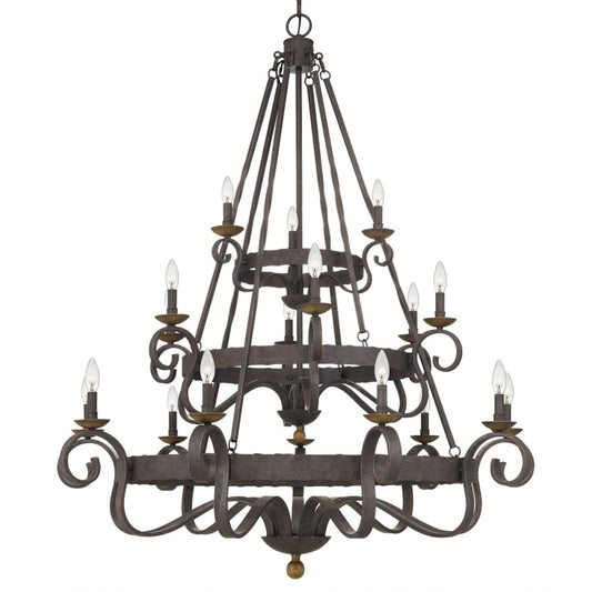 Quoizel Noble 18 Light 48" Wide Taper Candle Chandelier