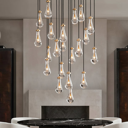 Raindrops Round Chandelier 60"