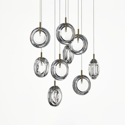 Refrax Crystal Lens Chandelier