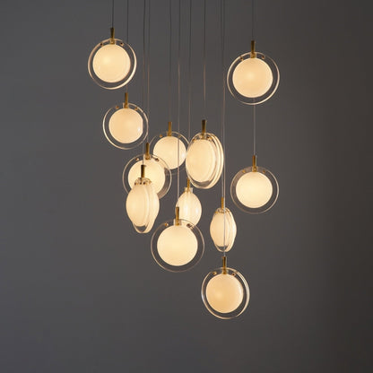 Refrax Crystal Lens Chandelier