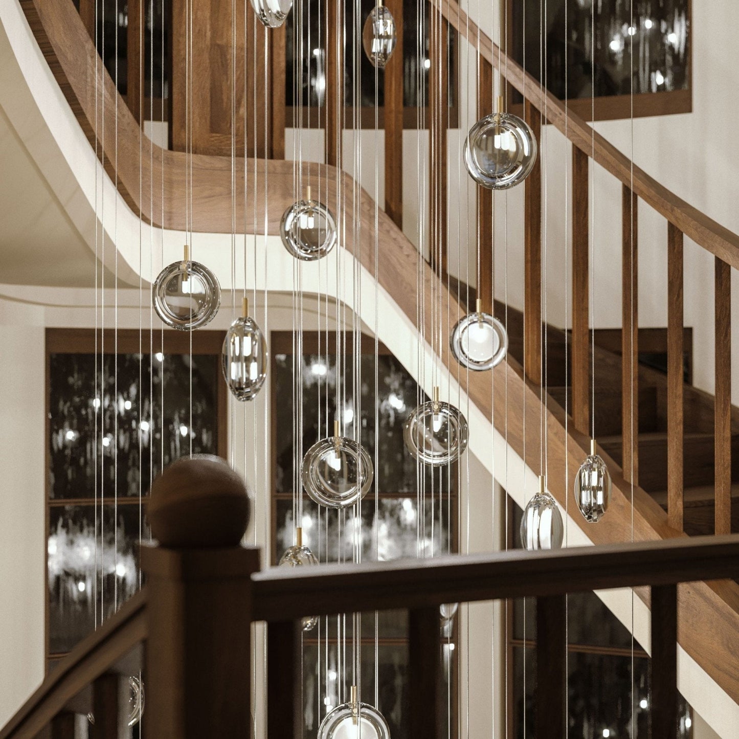 Refrax Crystal Lens Chandelier