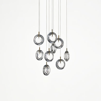Refrax Crystal Lens Chandelier