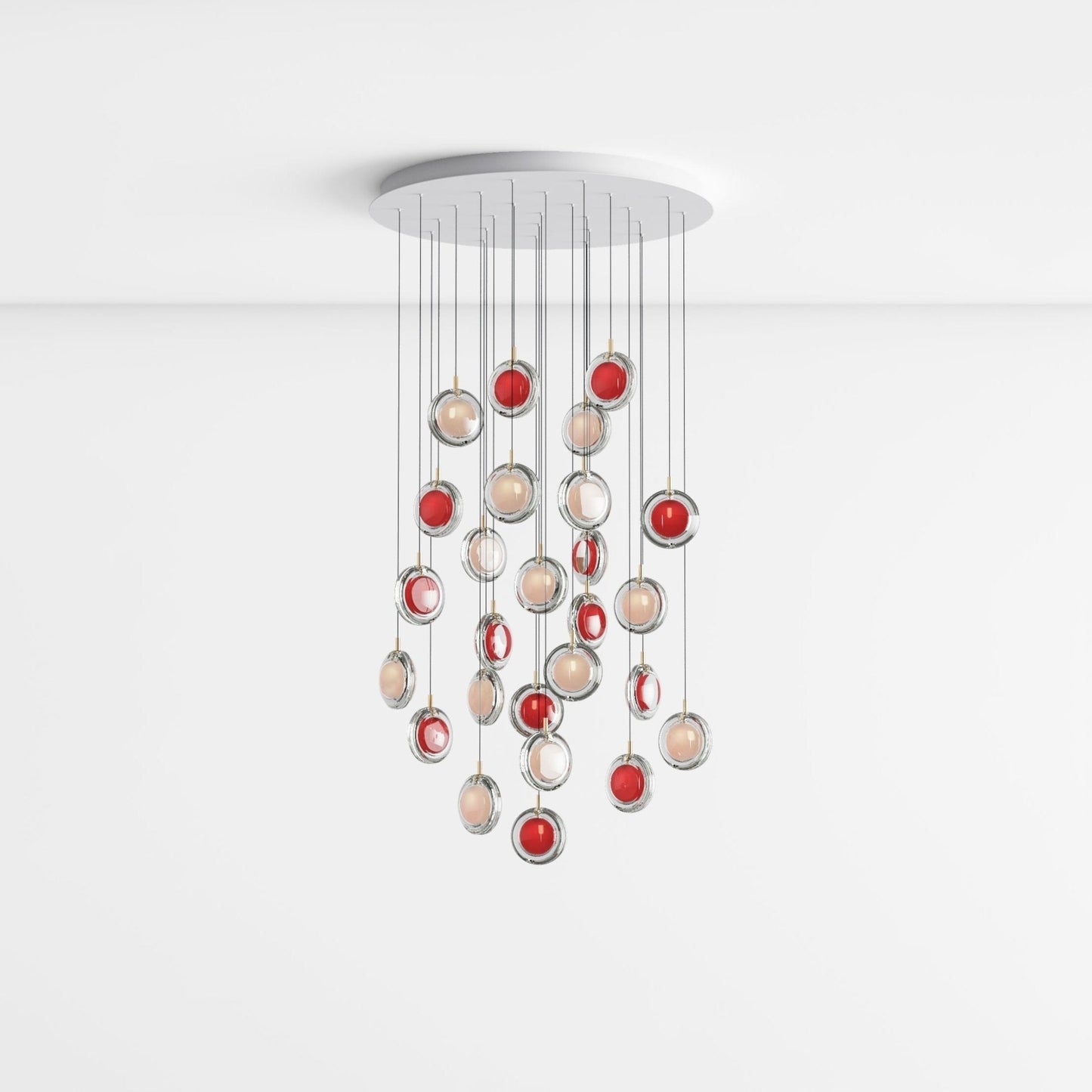 Refrax Crystal Lens Chandelier