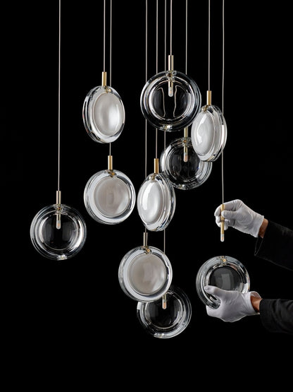 Refrax Crystal Lens Chandelier