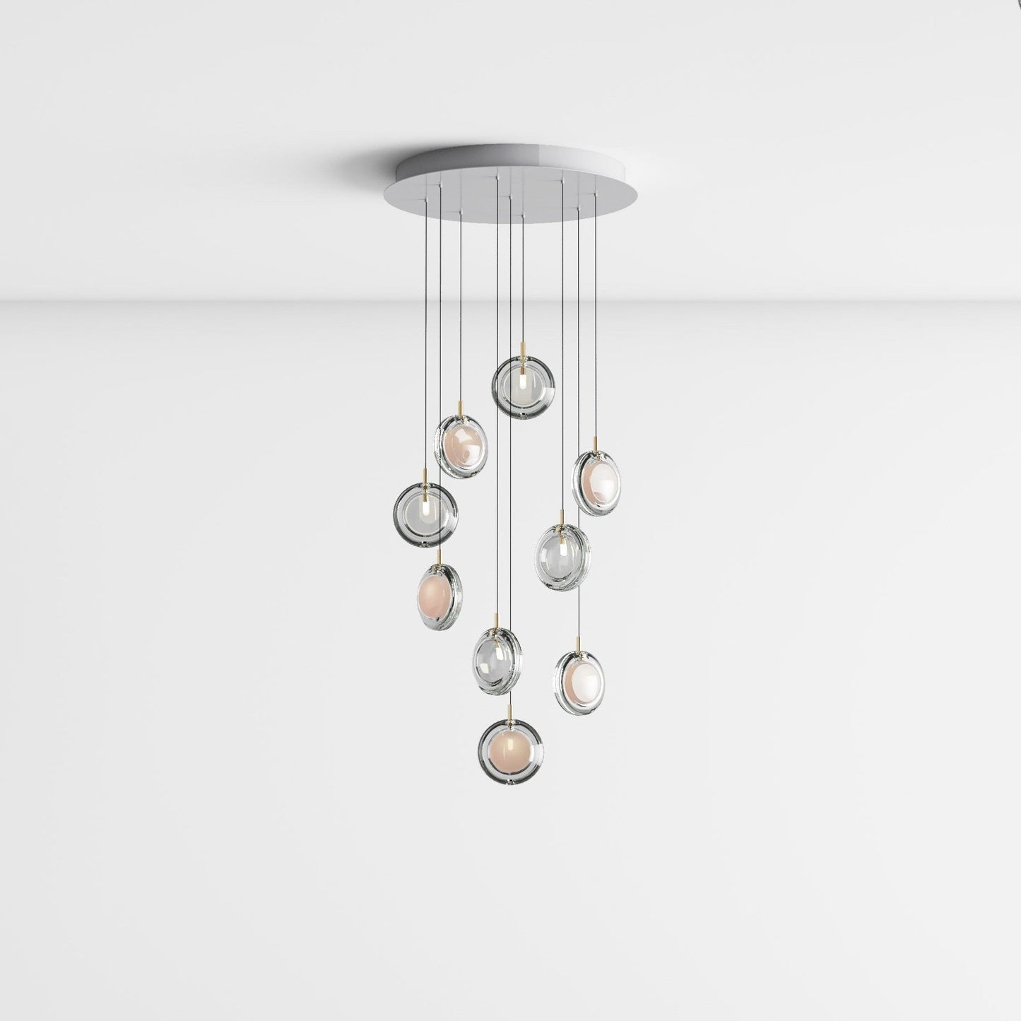 Refrax Crystal Lens Chandelier