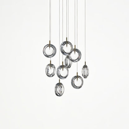 Refrax Crystal Lens Chandelier