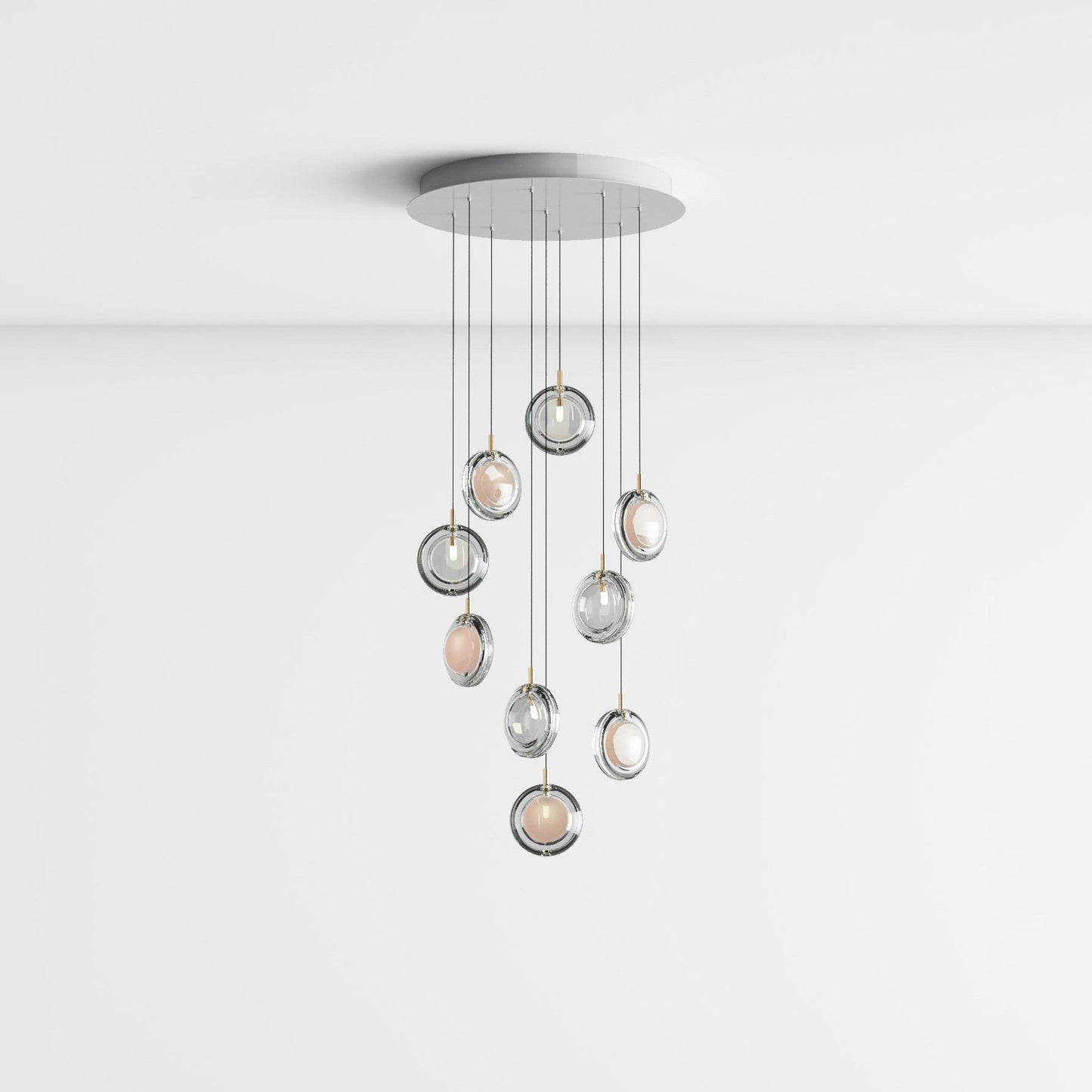 Refrax Crystal Lens Chandelier