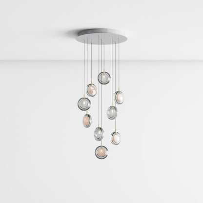 Refrax Crystal Lens Chandelier