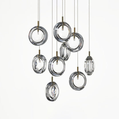 Refrax Crystal Lens Chandelier