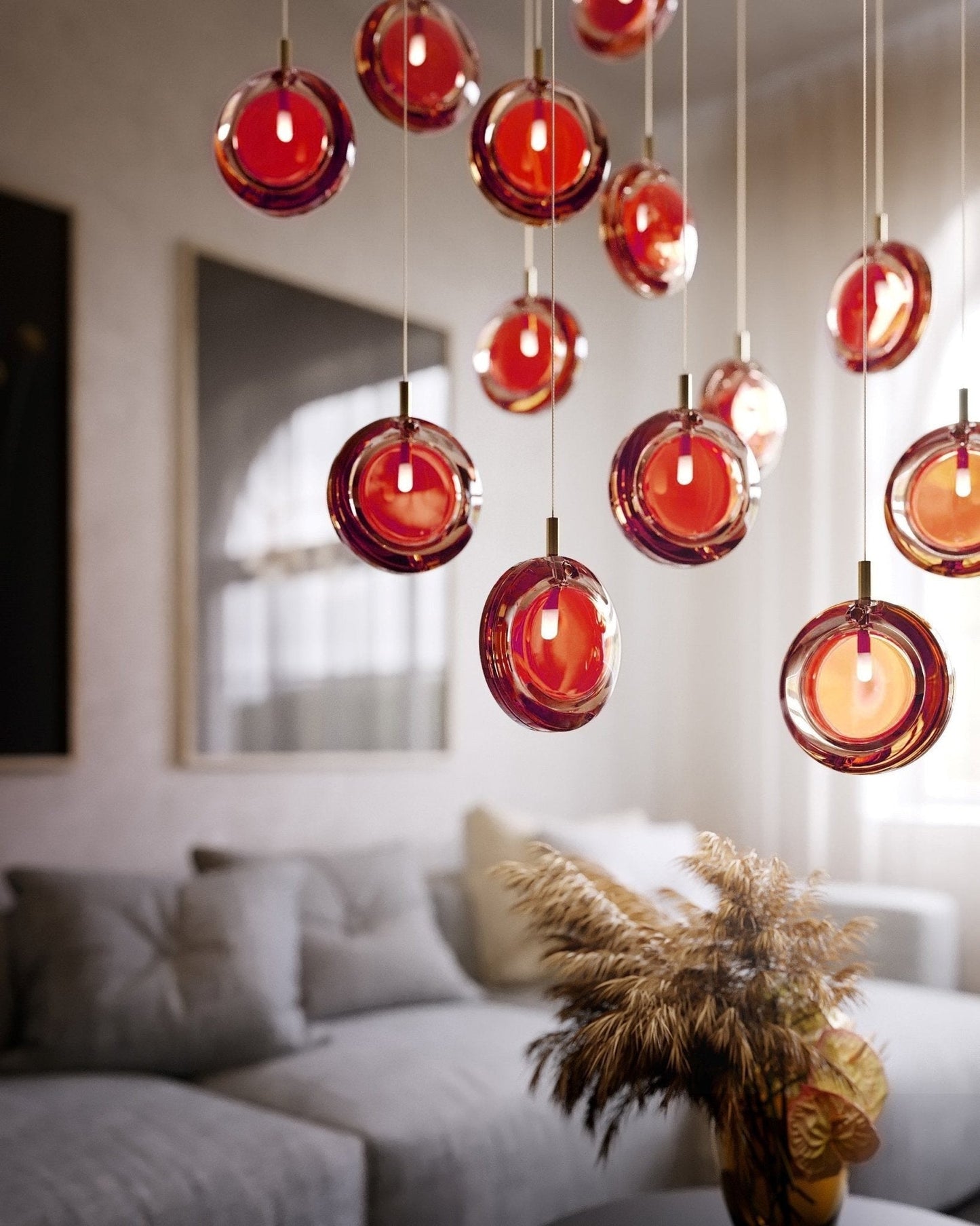 Refrax Crystal Lens Chandelier