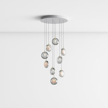Refrax Crystal Lens Chandelier