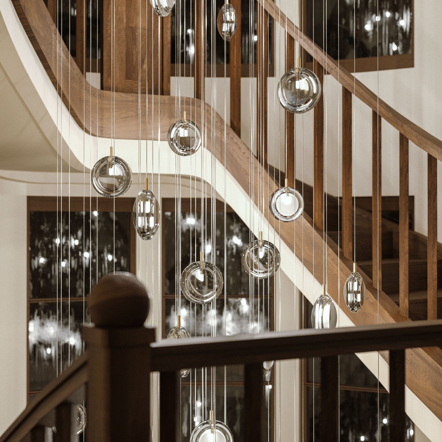 Refrax Crystal Lens Chandelier