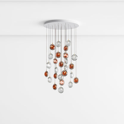 Refrax Crystal Lens Chandelier