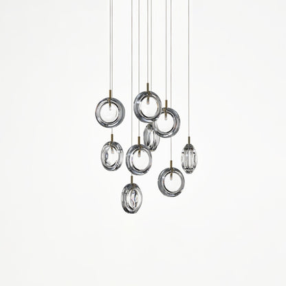 Refrax Crystal Lens Chandelier