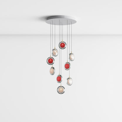 Refrax Crystal Lens Chandelier