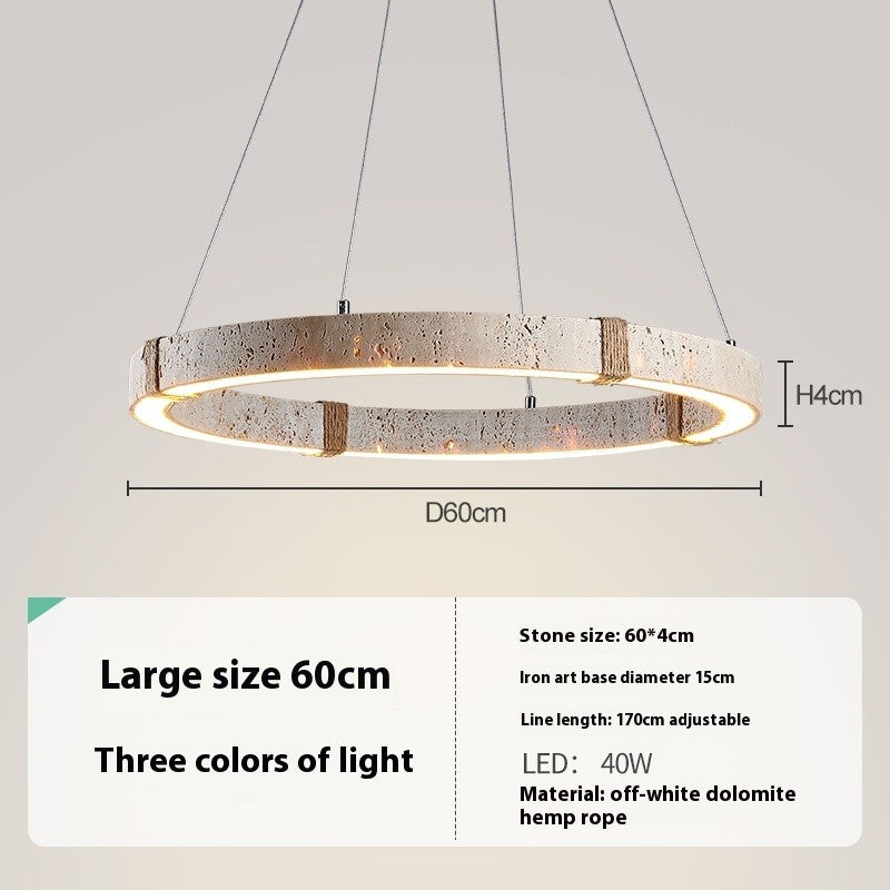 Retro Silent Wind Wooden Chandelier