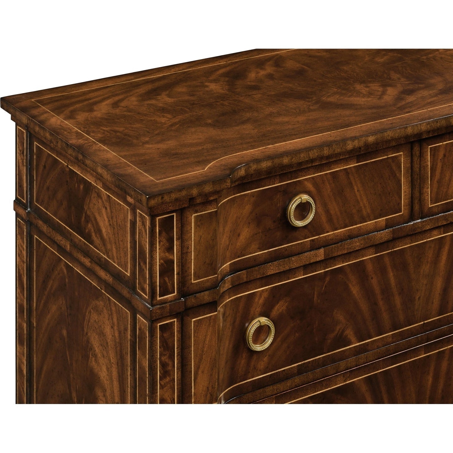 Jonathan Charles Buckingham Reverse Breakfront Chest of Drawers (494844-MAH)