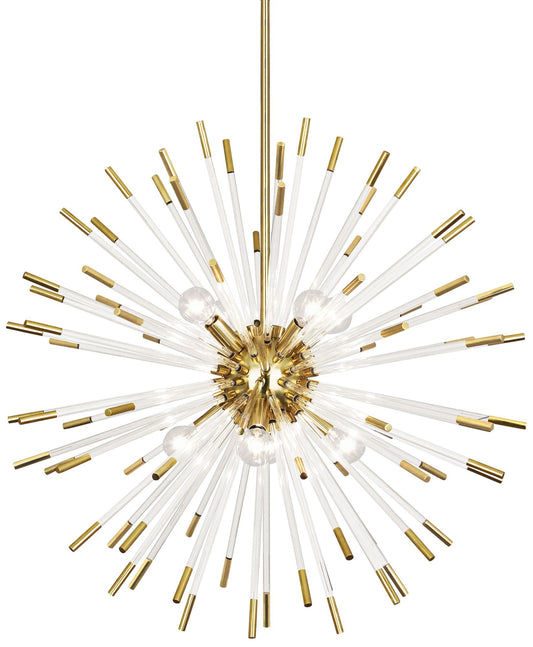 Robert Abbey Andromeda 28" Wide Modern Brass Pendant Light