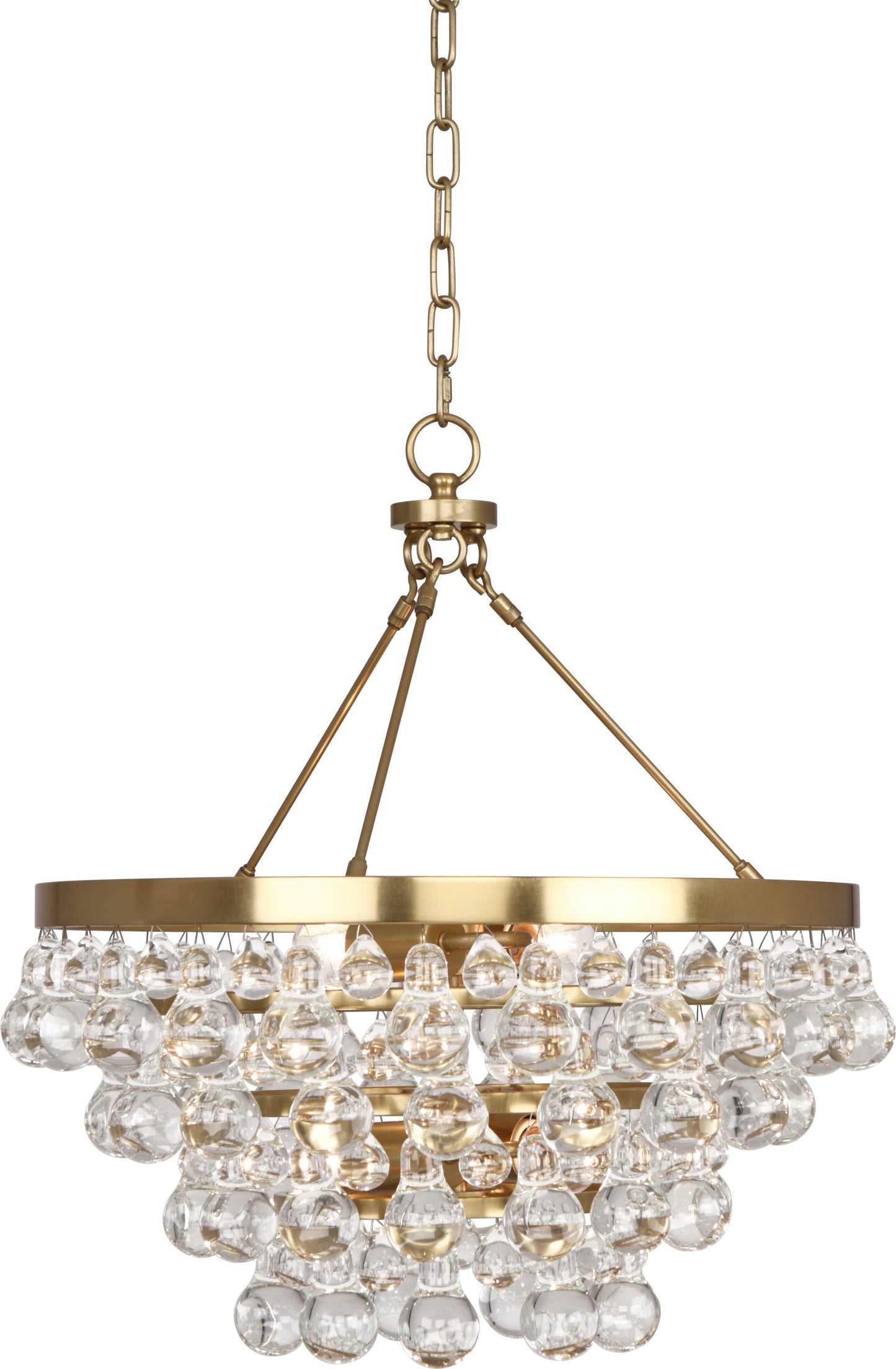 Bling 4 Light 21" Chandelier / Semi-Flush Ceiling Fixture
