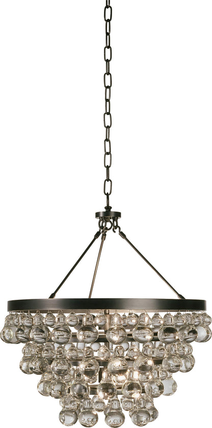 Bling 4 Light 21" Chandelier / Semi-Flush Ceiling Fixture