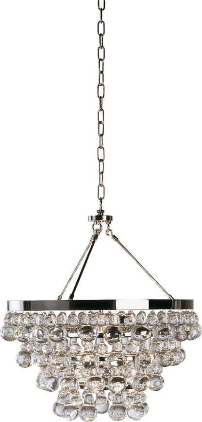 Bling 4 Light 21" Chandelier / Semi-Flush Ceiling Fixture