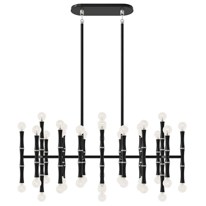 Robert Abbey Kane 42 Light 38" Wide Linear Chandelier