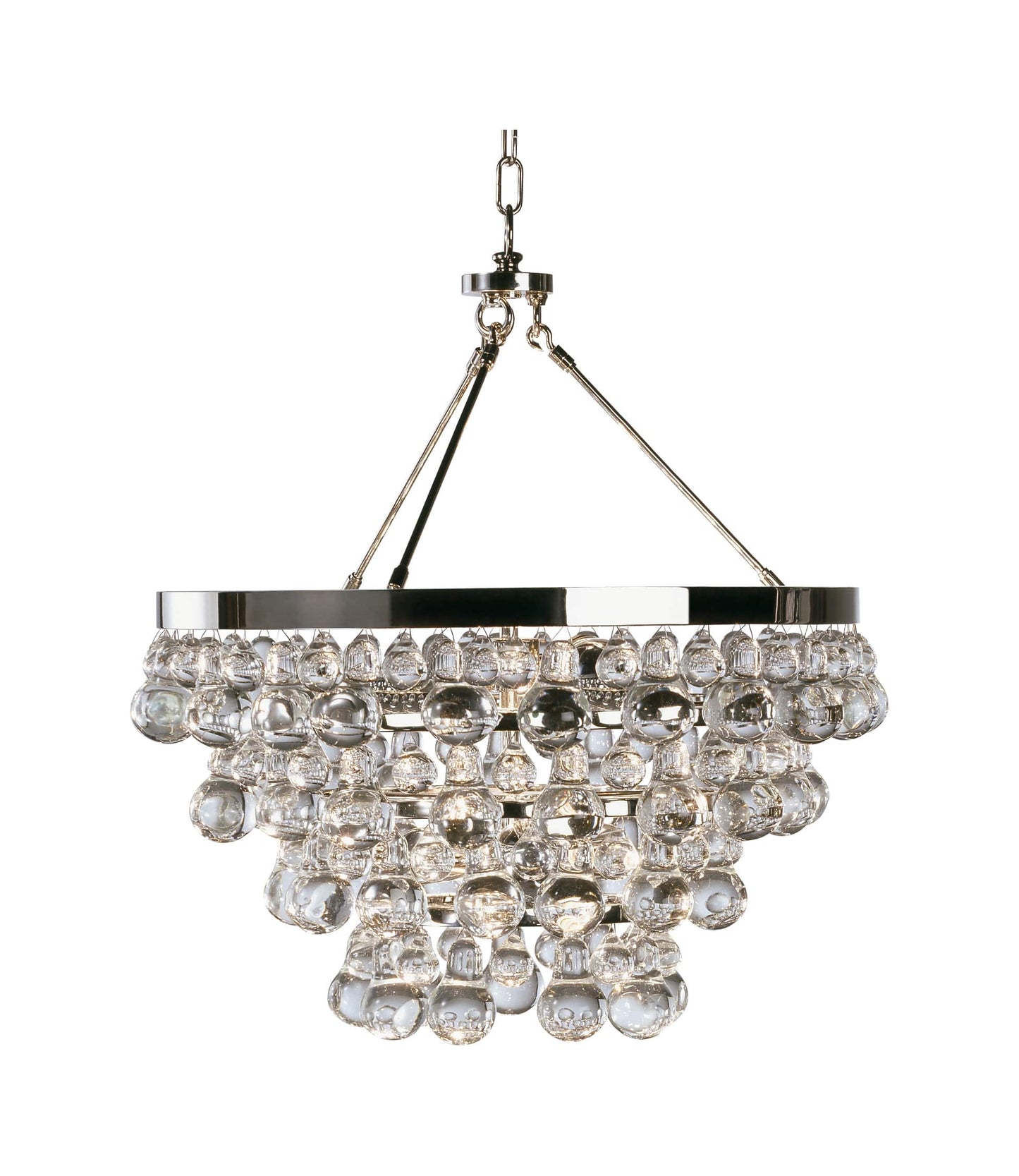 Bling 4 Light 21" Chandelier / Semi-Flush Ceiling Fixture