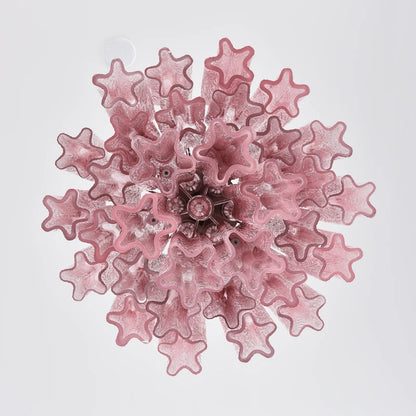 Rosata Murano Pink Glass Chandelier