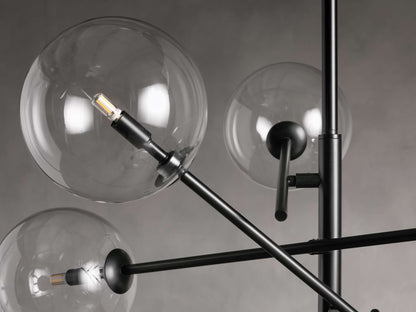Roselyn Glass Globe Branch Chandelier