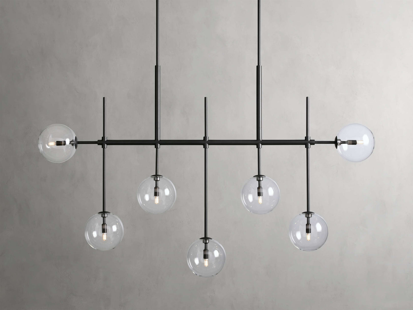 Roswell Globe Linear Chandelier