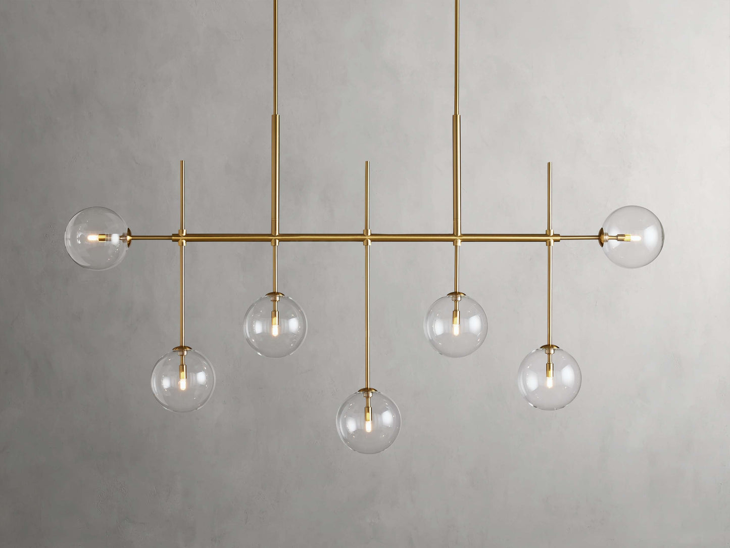 Roswell Globe Linear Chandelier