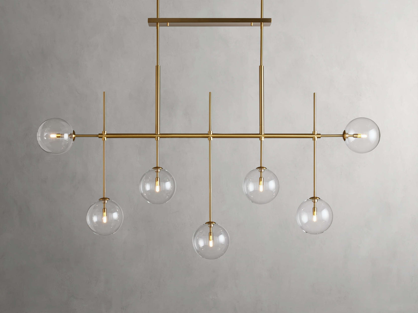 Roswell Globe Linear Chandelier