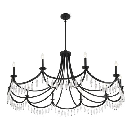 Savoy House Kameron 10 Light 60" Wide Crystal Chandelier