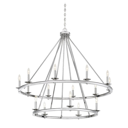 Savoy House Middleton 15 Light 45" Wide Taper Candle Chandelier