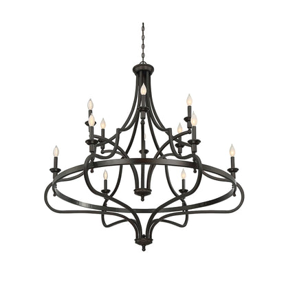 Savoy House Sheilds 12 Light 48" Wide Chandelier