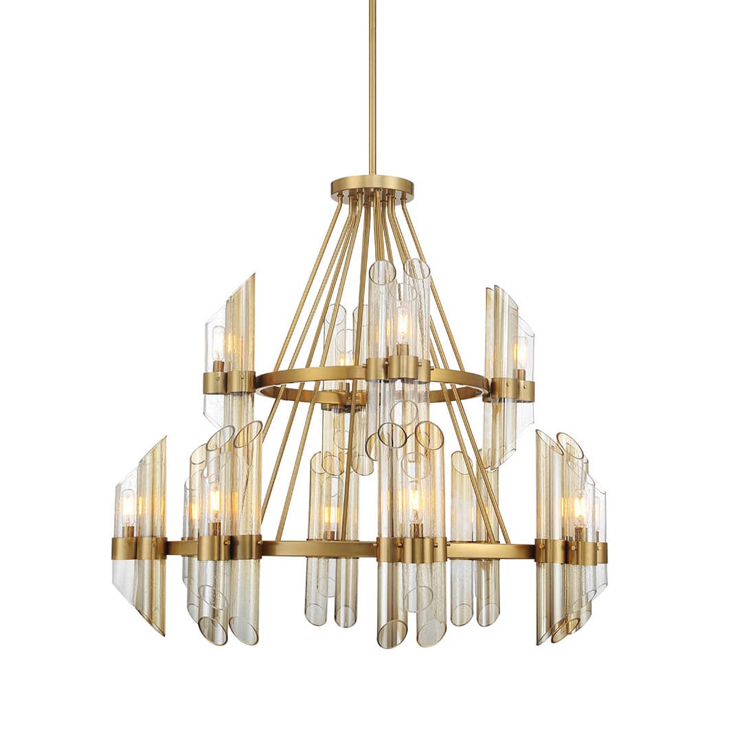 Biltmore 12 Light 38" Wide Pillar Candle Ring Chandelier