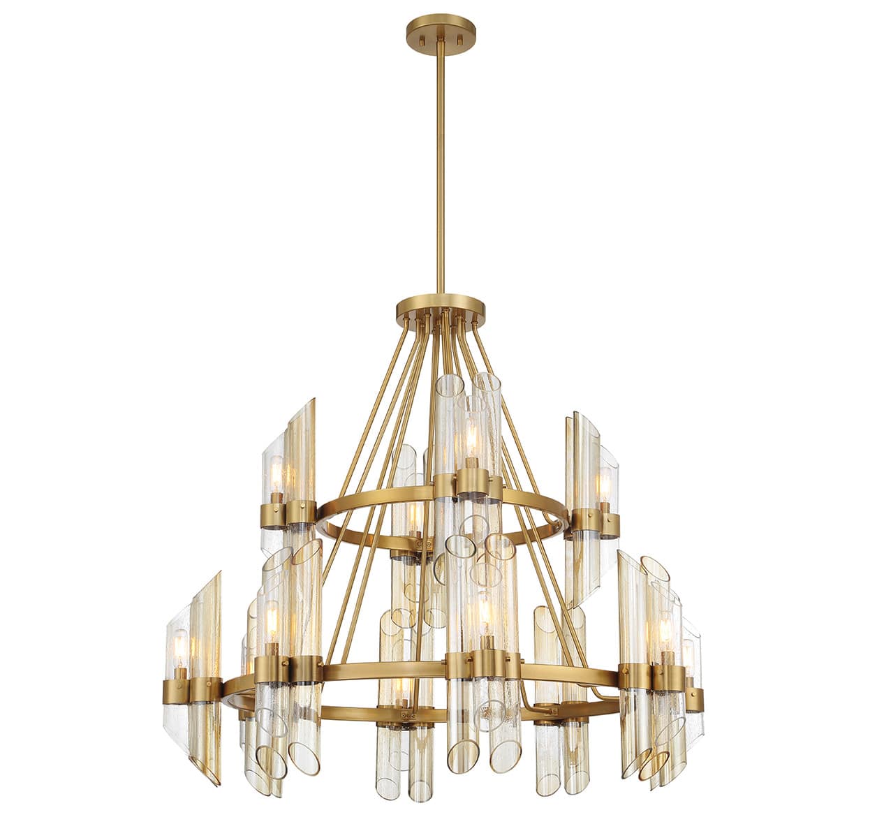 Biltmore 12 Light 38" Wide Pillar Candle Ring Chandelier
