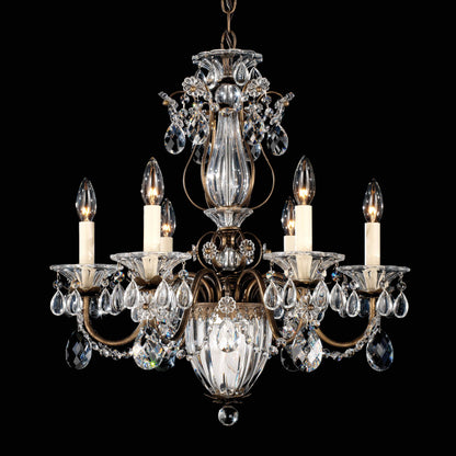Bagatelle 7 Light 21" Wide Crystal Chandelier with Clear Swarovski Crystals