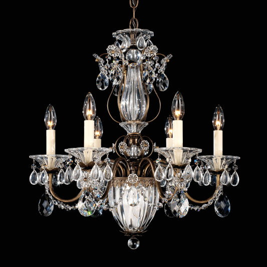 Bagatelle 7 Light 21" Wide Crystal Chandelier with Clear Swarovski Crystals