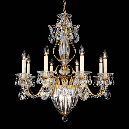 Bagatelle 8 Light 27" Wide Crystal Empire Chandelier with Swarovski Crystals