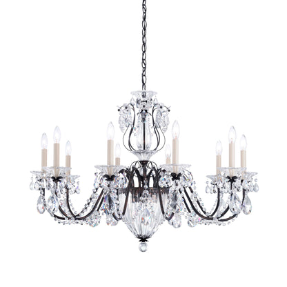 Bagatelle 10 Light 35" Wide Crystal Chandelier with Swarovski Crystals