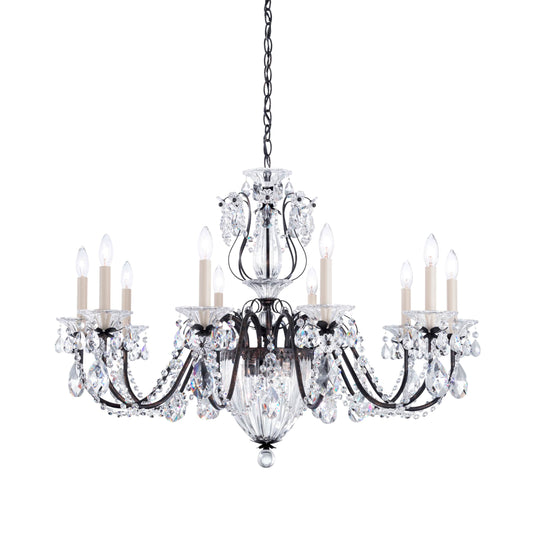 Bagatelle 10 Light 35" Wide Crystal Chandelier with Swarovski Crystals