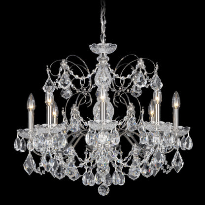 Century 8 Light 24" Wide Crystal Chandelier