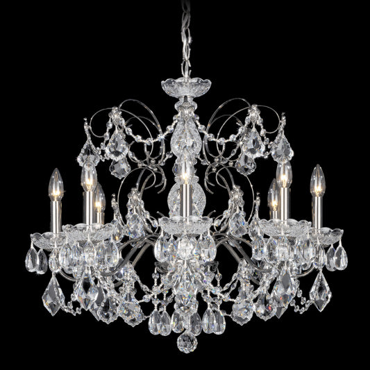 Century 8 Light 24" Wide Crystal Chandelier