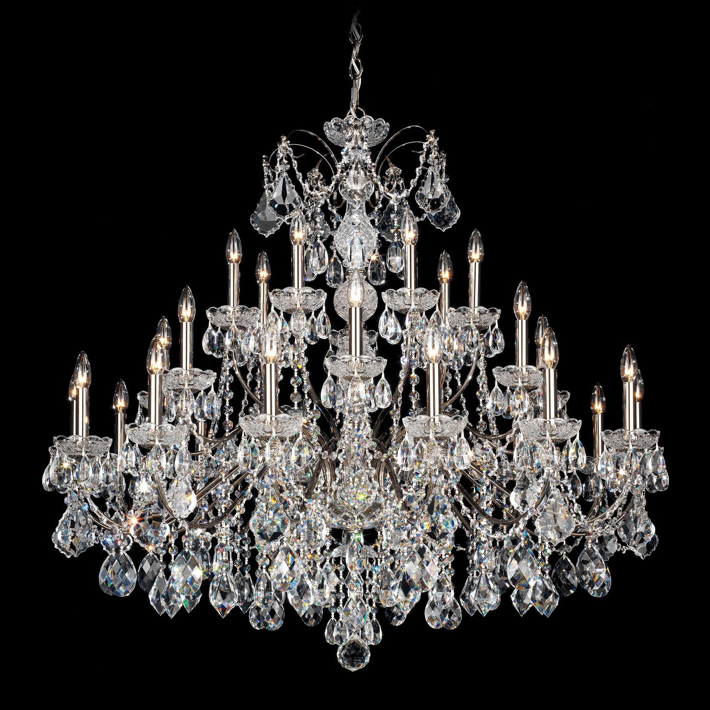 Century 28 Light 43" Wide Crystal Chandelier