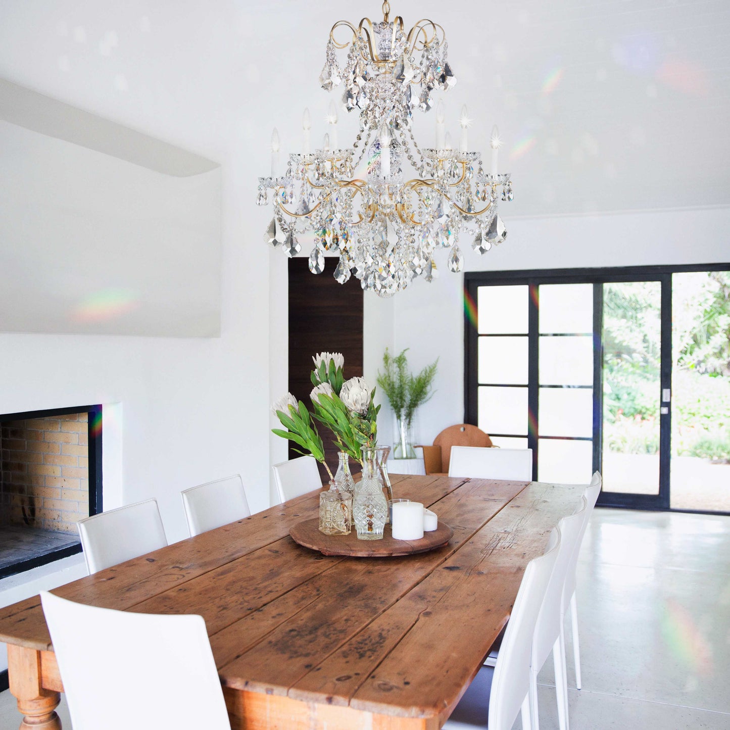 New Orleans 10 Light 28" Wide Crystal Chandelier with Heritage Crystals