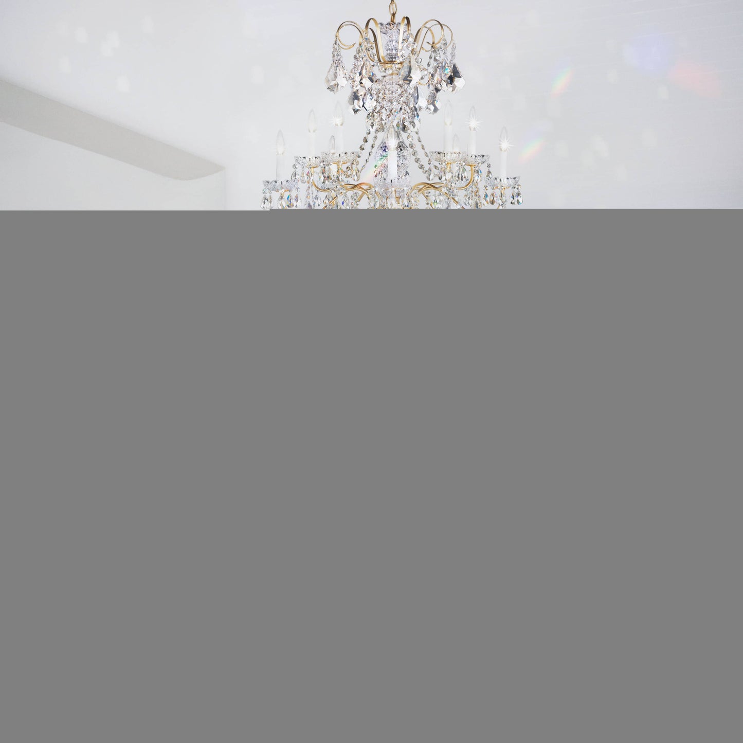 New Orleans 10 Light 28" Wide Crystal Chandelier with Heritage Crystals