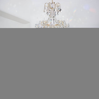 New Orleans 10 Light 28" Wide Crystal Chandelier with Heritage Crystals