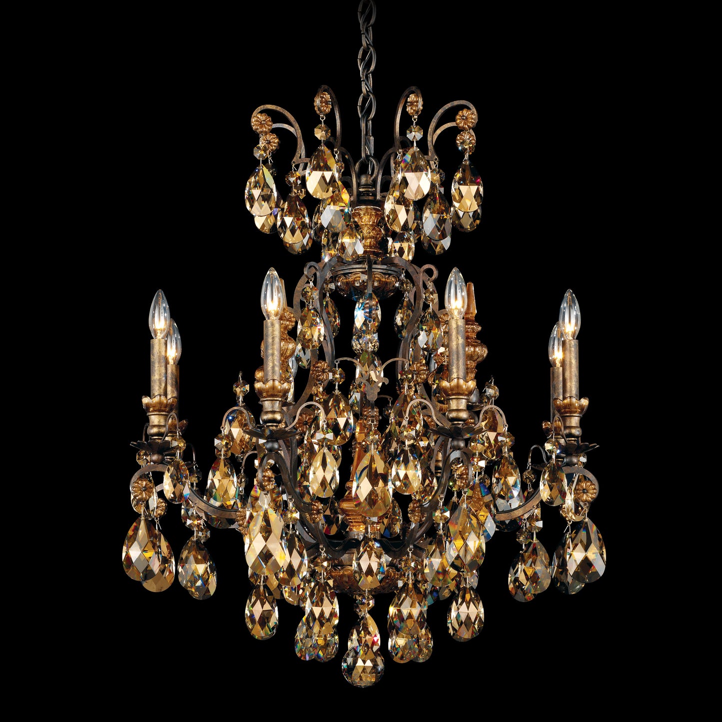 Renaissance 8 Light 27" Wide Crystal Chandelier with Swarovski Crystals