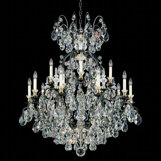 Renaissance 15 Light 38" Wide Crystal Chandelier